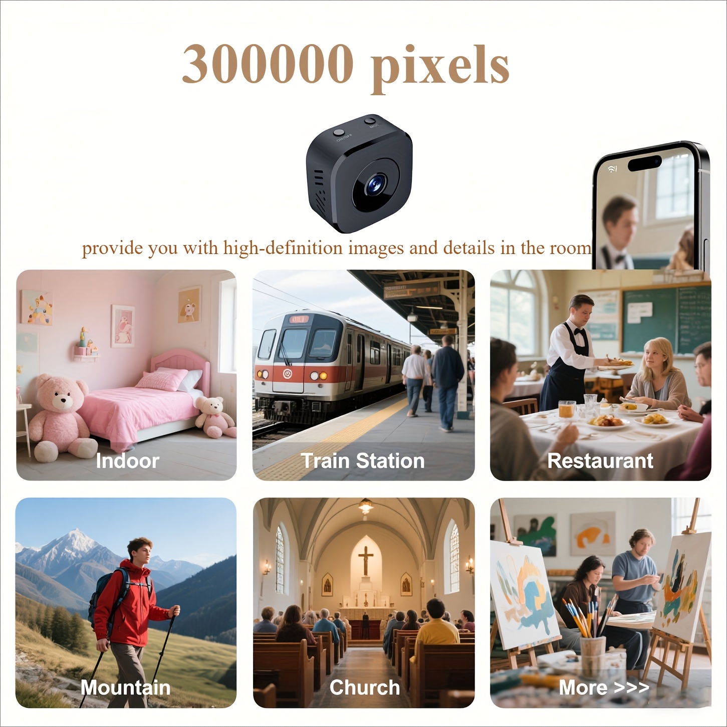 1080P HD Mini WiFi Camera Indo - Home Security Wireless review and price