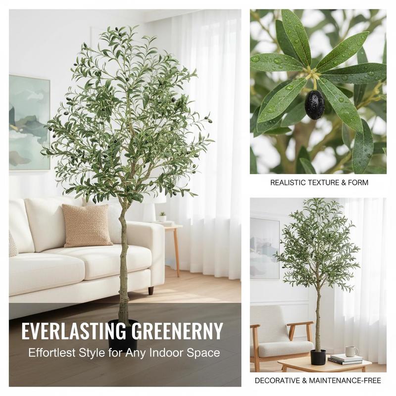 Synthetic Olive Shrub 72 Inch  - Home Security Tips review and price