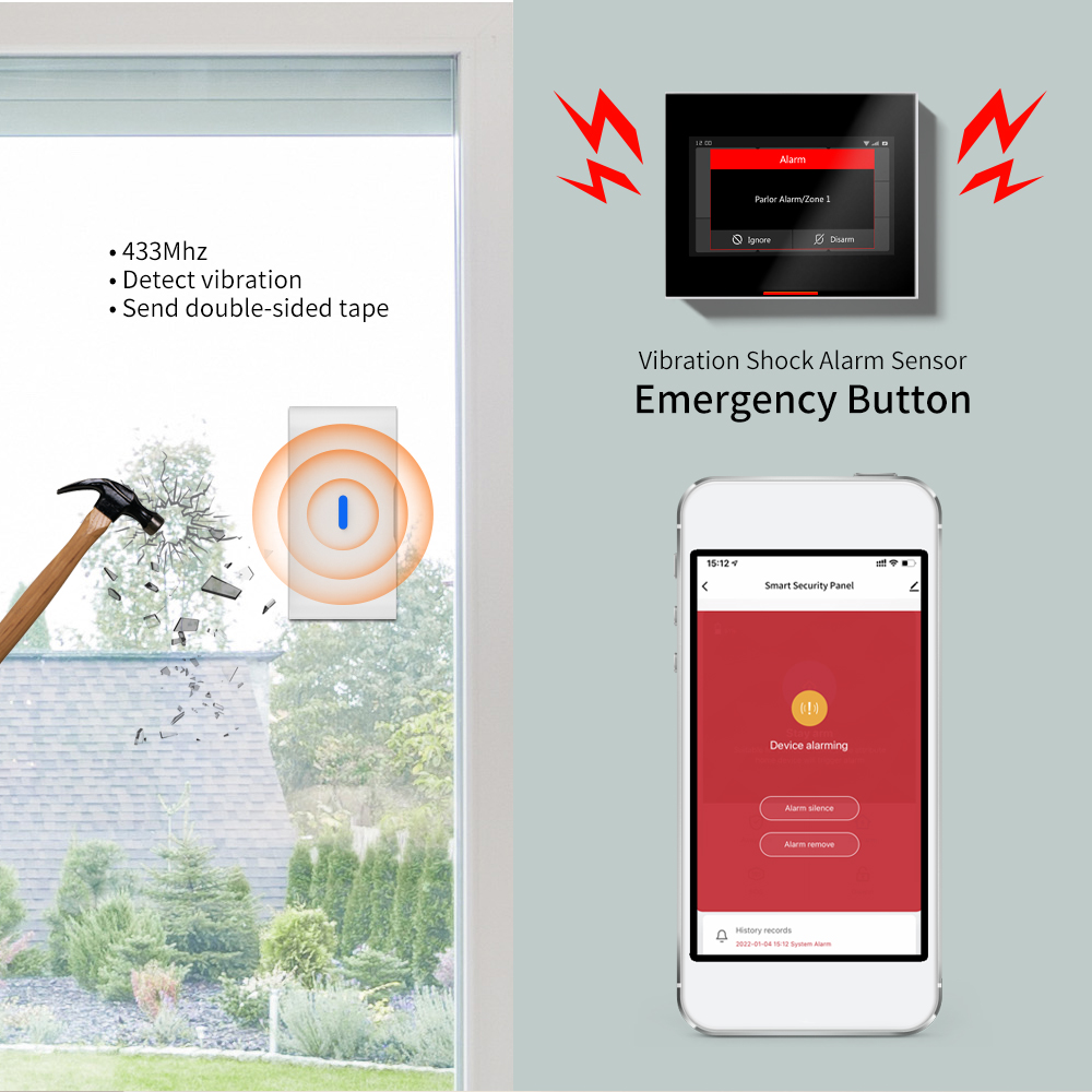 Ostaniot 433MHz eV1527 Wireles - Home Security Systems Wireless review and price