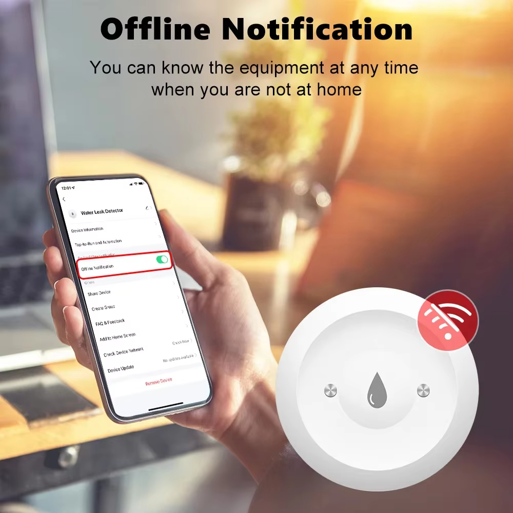 Tuya ZigBee 3.0 Water Leak Det - Home Security Alexa review and price