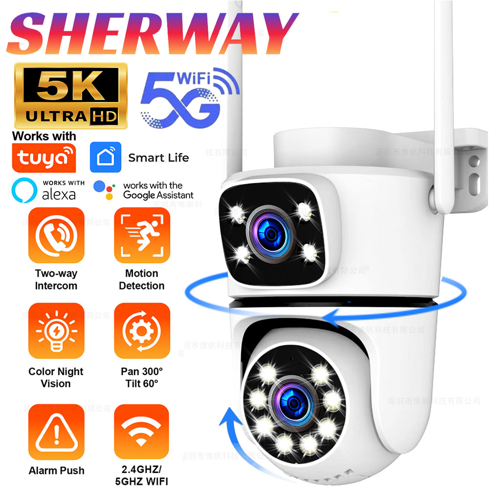 Tuya 10MP HD Dual Lens 5G Wifi - Home Security Google Camera review and price