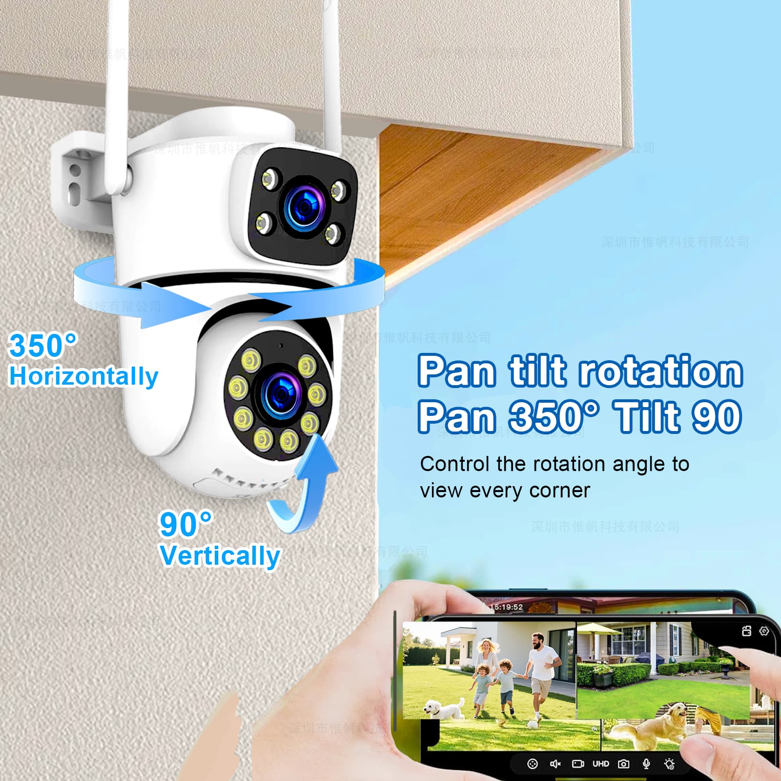 Tuya 10MP HD Dual Lens 5G Wifi - Home Security Google Camera review and price