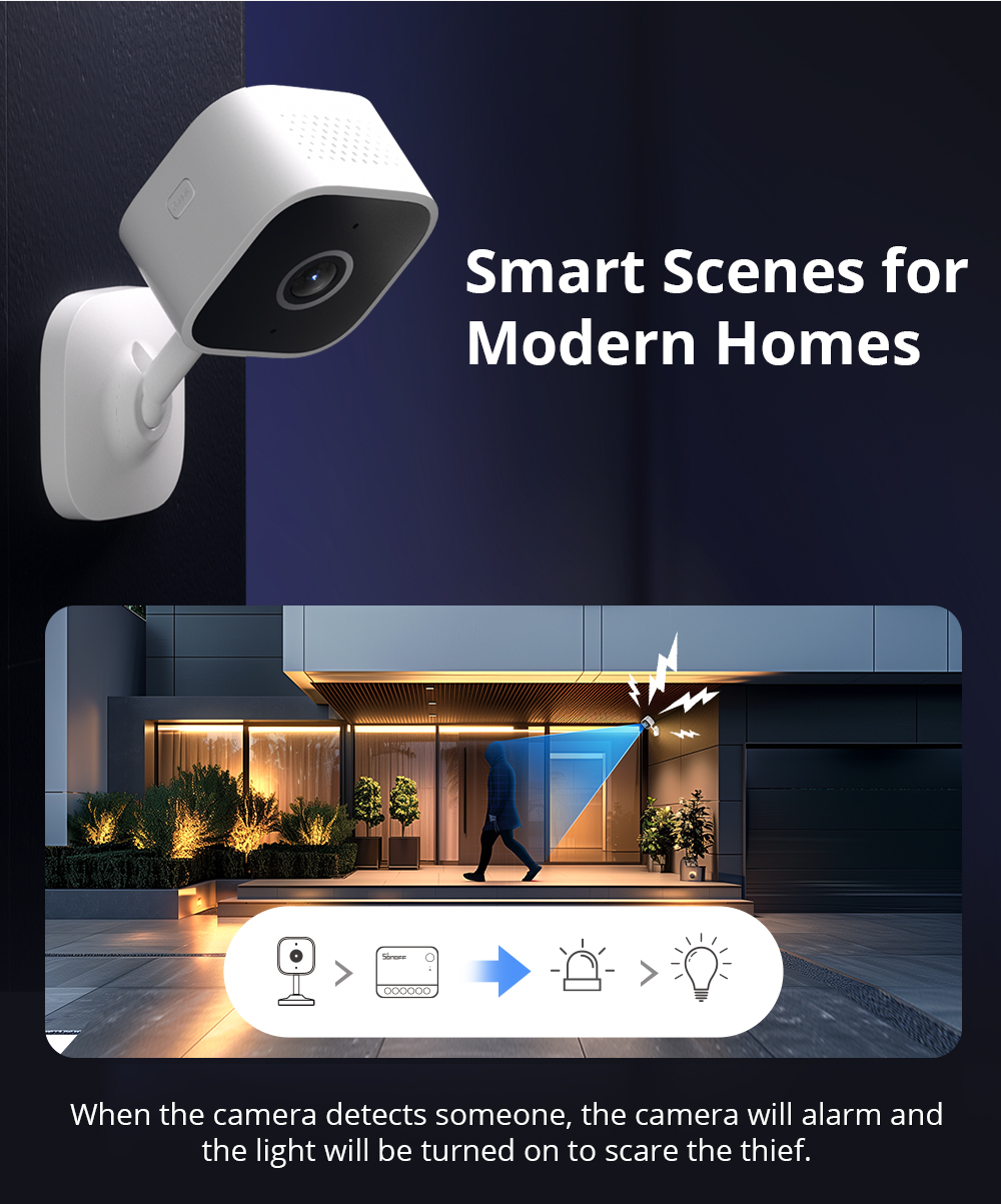 SONOFF CAM Slim Gen2 WiFi Smar - Home Security Google Camera review and price