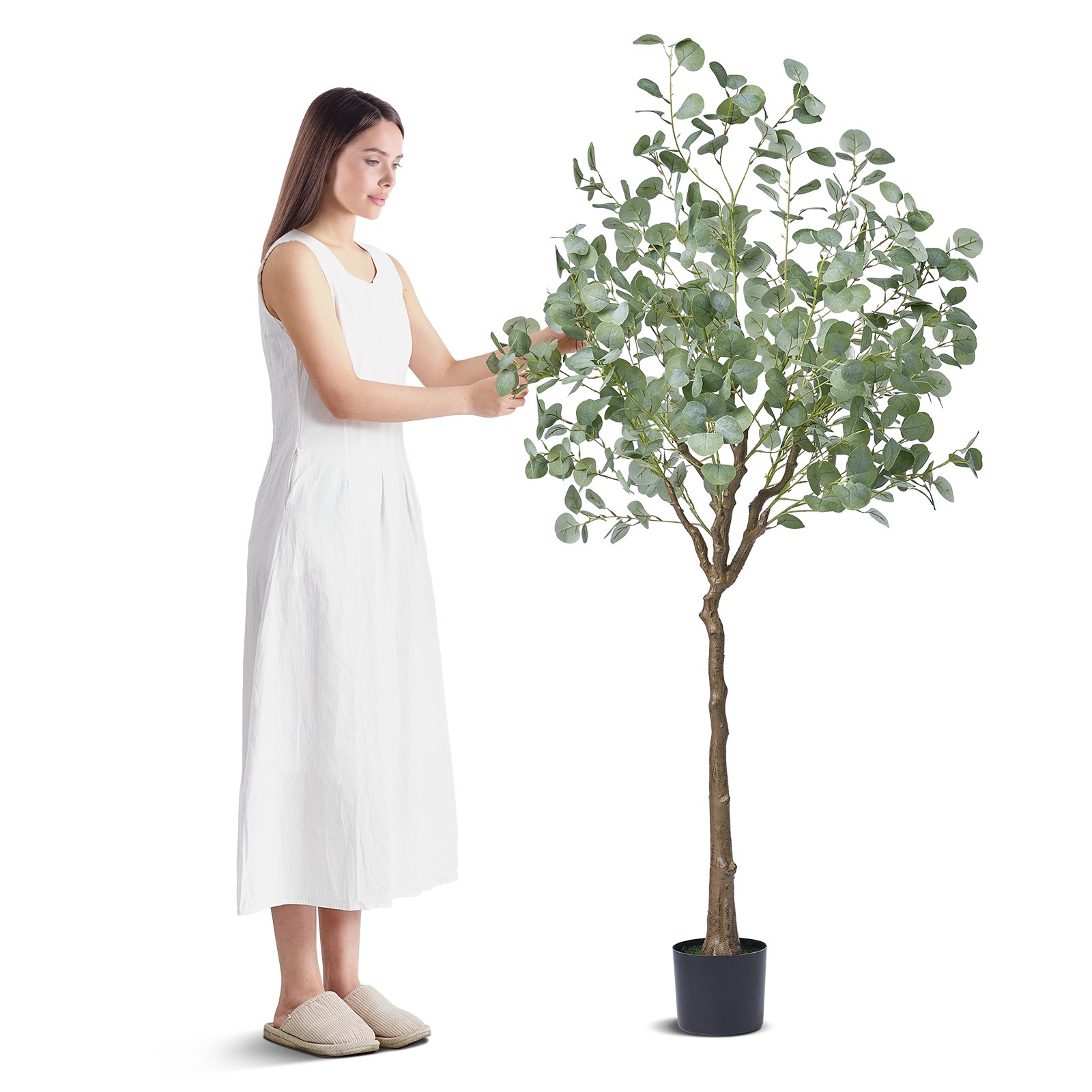Artificial Eucalyptus Tree, 6  - Home Security Tips review and price