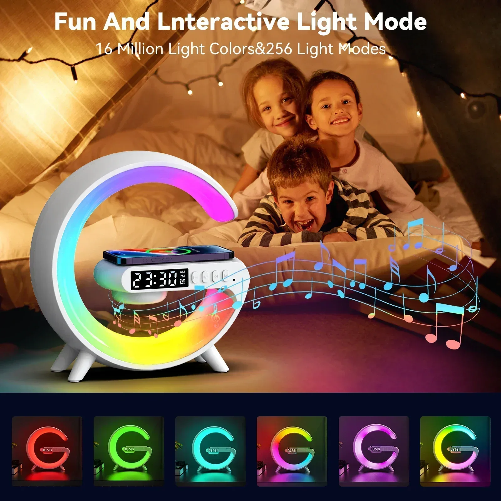 Wireless Charger Stand Pad RGB - Home Security Wireless review and price