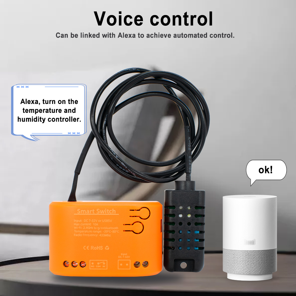 Tuya WiFi Temperature Humidity - Home Security Alexa review and price