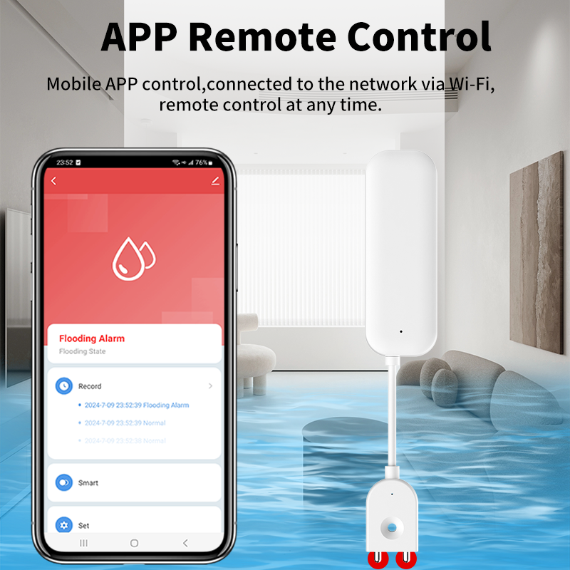 Tuya WiFi ZigBee Water Sensor  - Home Security Alexa review and price