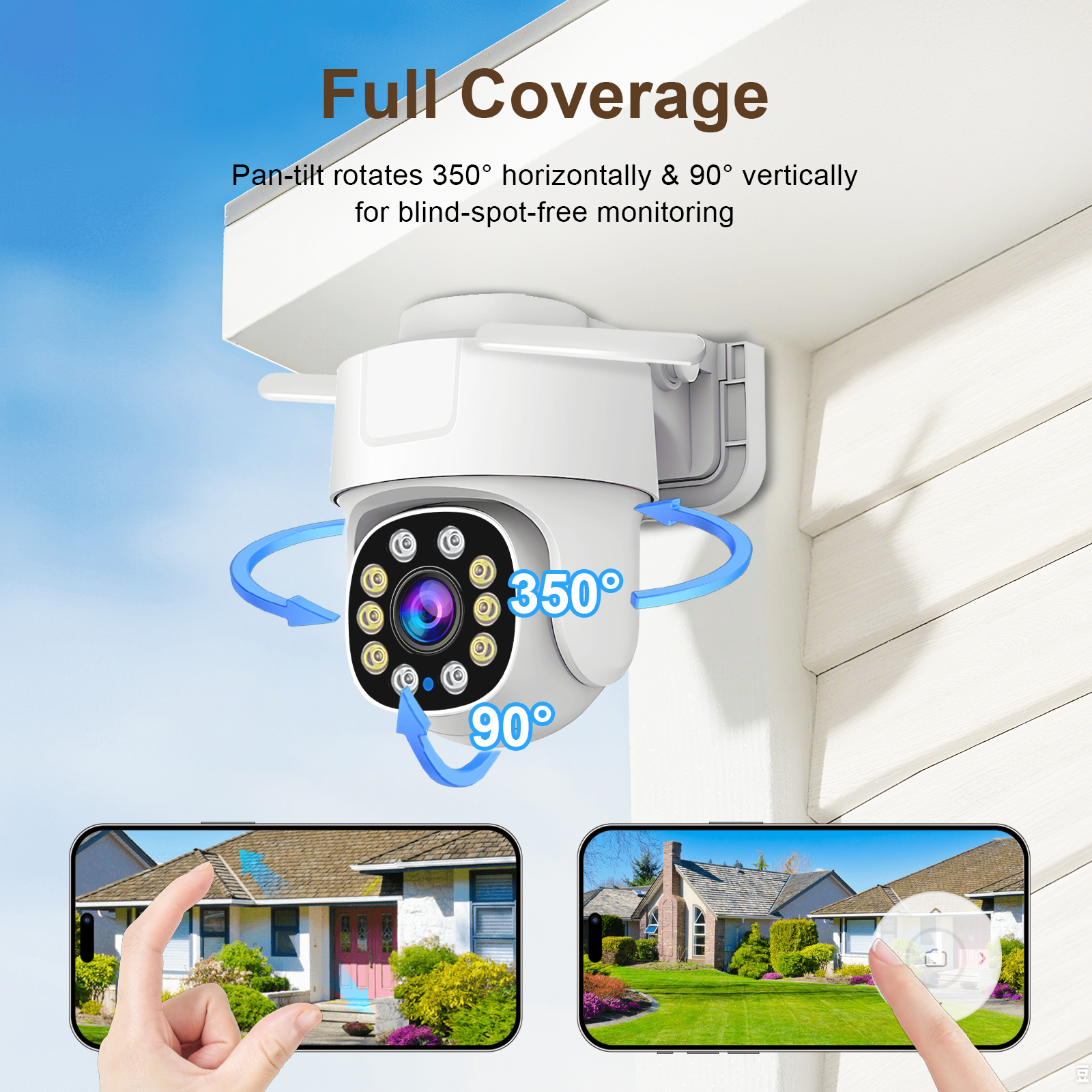 5MP Tuya Wifi IP Camera Outdoo - Home Security Google Camera review and price
