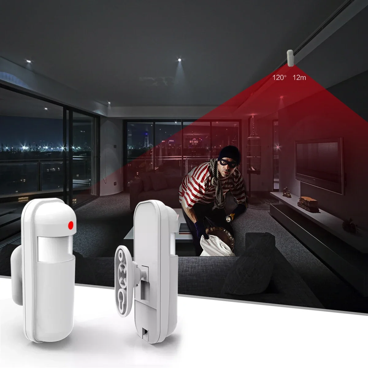 433MHz Motion Sensor Wireless  - Home Security Equipment review and price