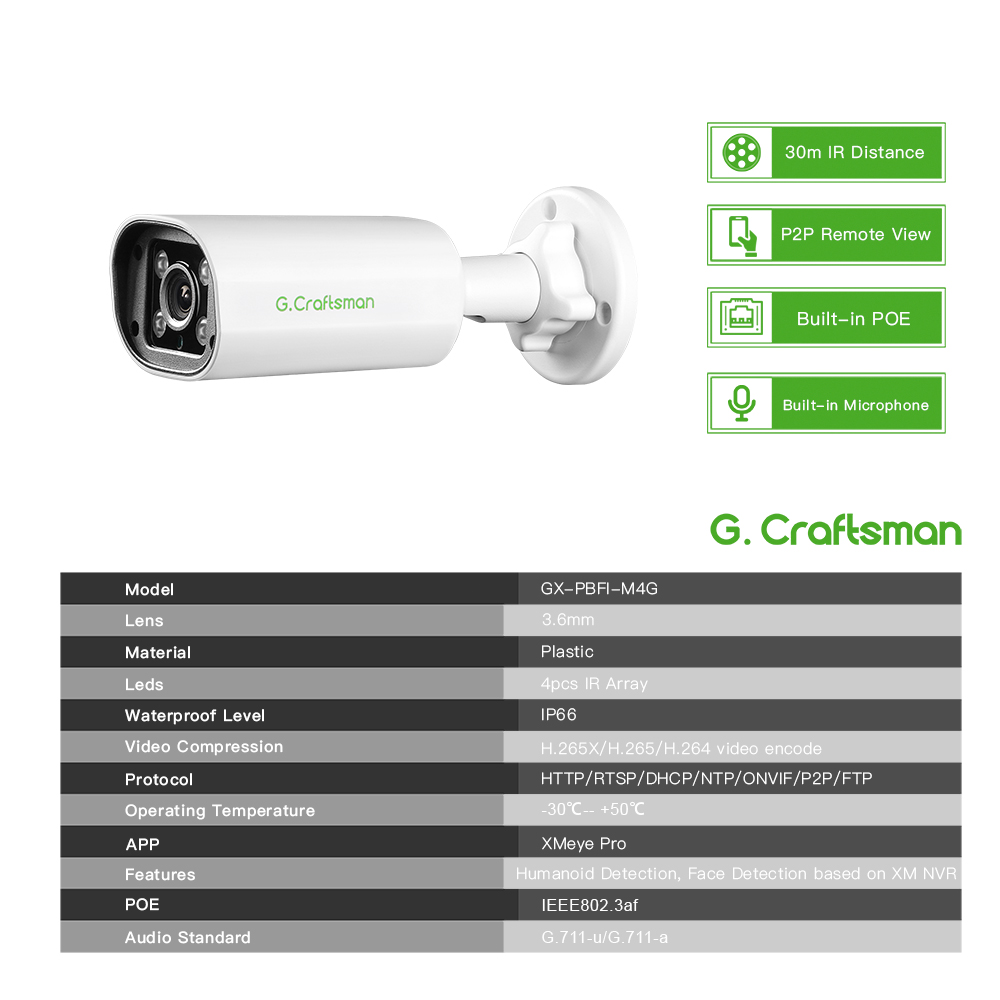 C GC PB 4MP POE IP Camera,Buil - Home Security And Cctv review and price