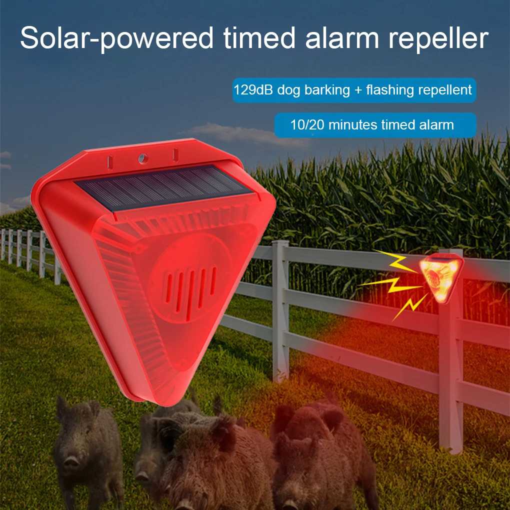 Outdoor Solar Alarm Light 6LED - Barking Dog Alarm review and price