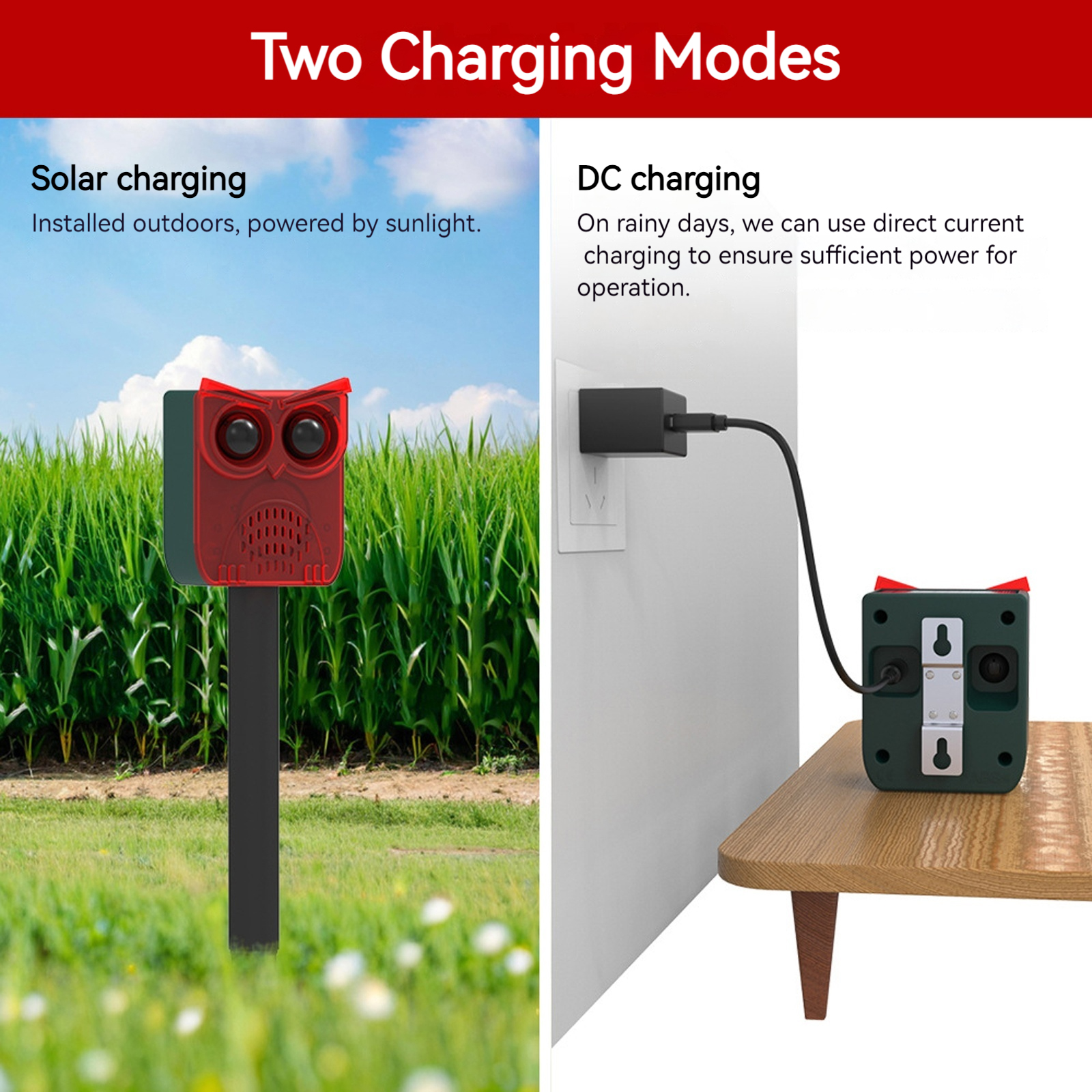 Solar Outdoor Motion Sensor Al - Barking Dog Alarm review and price