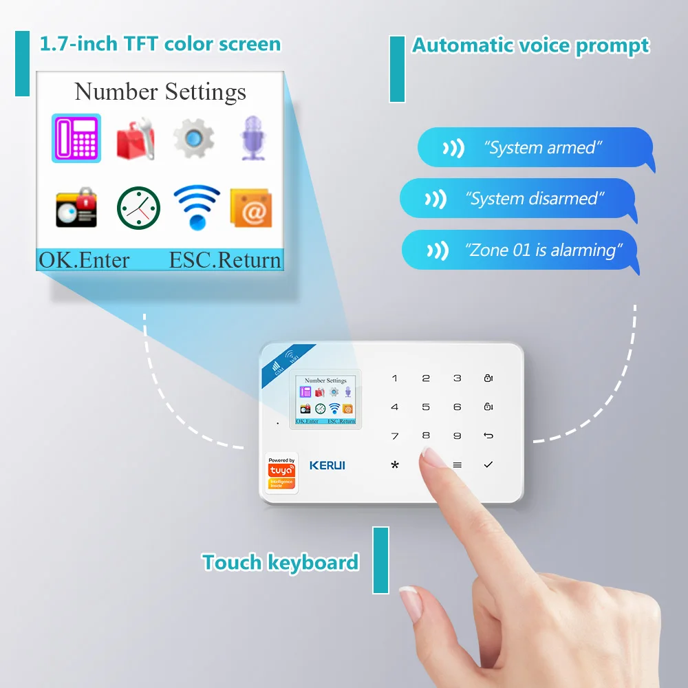KERUI W181 Alarm System Securi - Home Security Wireless Camera review and price