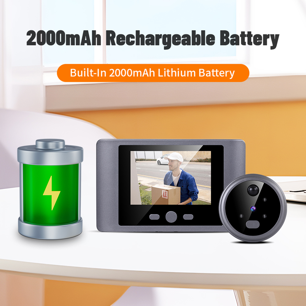 Wireless Peephole Video Doorbe - Home Security Systems Wireless review and price