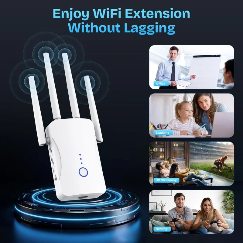 2.4G/5GHz Dual Band WiFi Repea - Home Security Wireless review and price