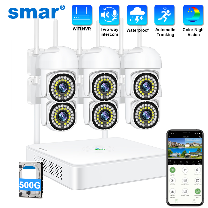 Smar 3MP Wireless CCTV Securit - Home Security Premium review and price