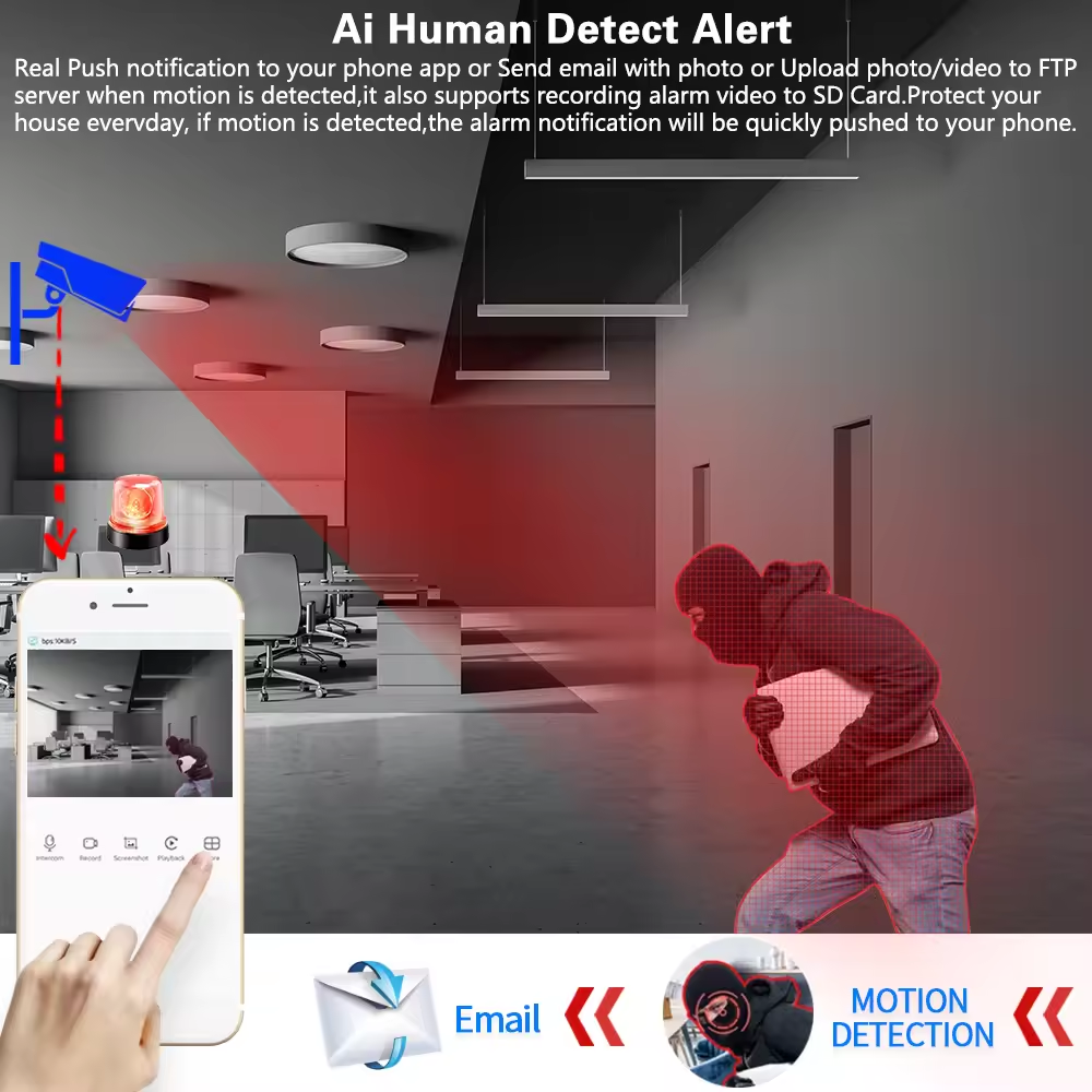 5MP 16PCS AHD Security Camera  - Home Security And Cctv review and price