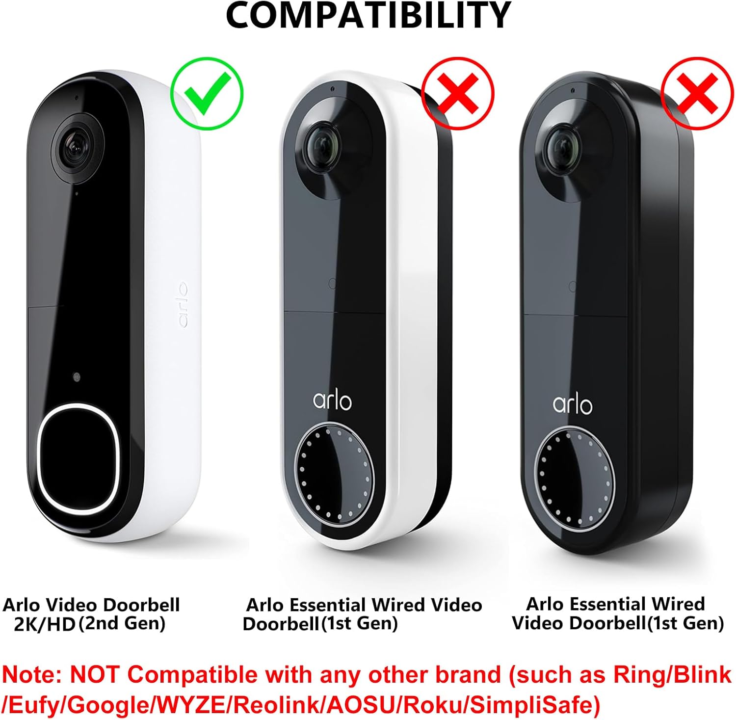 Anti-Theft Doorbell Bracket fo - Home Security Arlo review and price