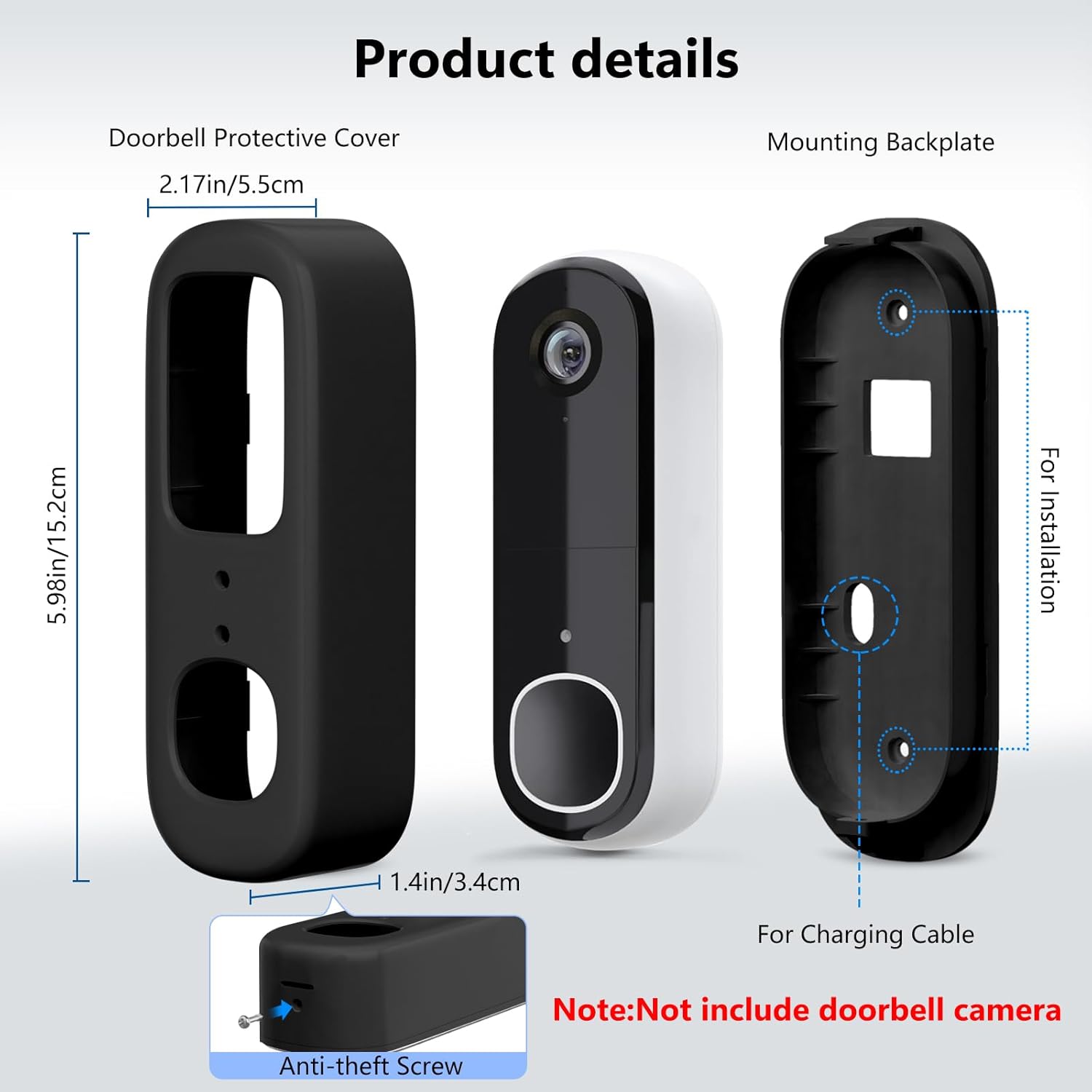 Anti-Theft Doorbell Bracket fo - Home Security Arlo review and price