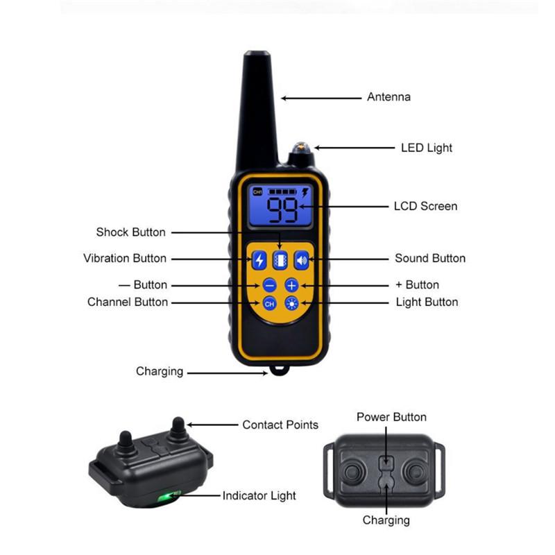 Electric Dog Training Collar D - Barking Dog Alarm review and price