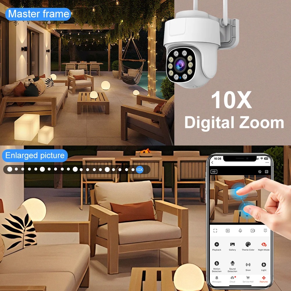 Tuya Wifi IP Camera Outdoor 5M - Home Security Google Camera review and price