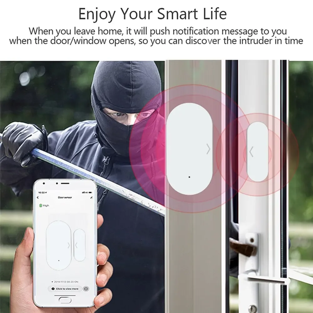 Wireless Magnetic Door Window  - Home Security Z Wave review and price