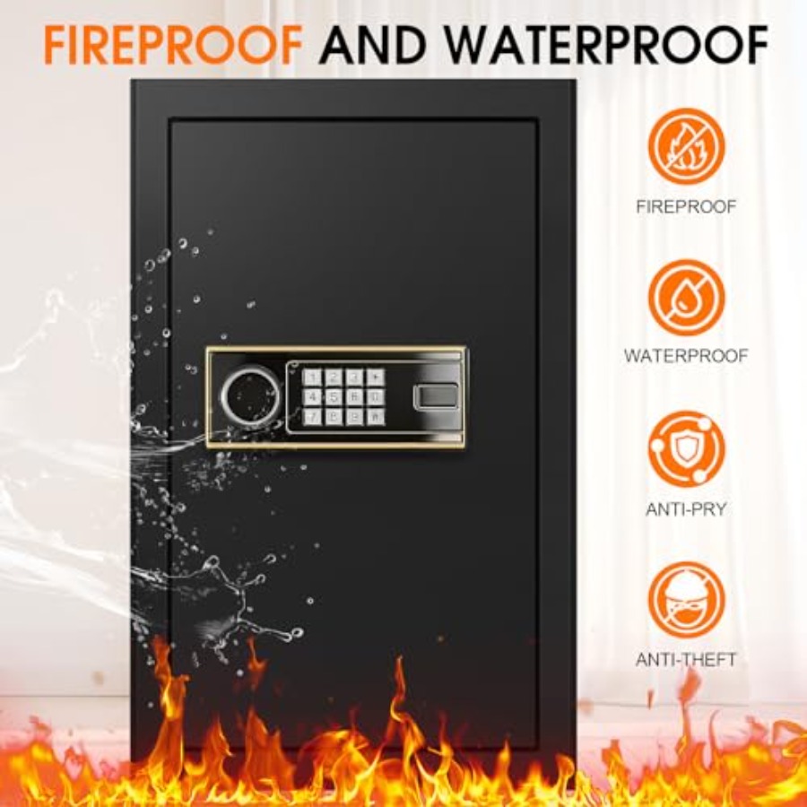 3.4 Cuft Large Fireproof Safe  - Home Security Key Box review and price