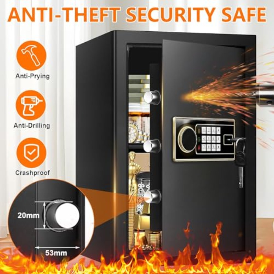 3.4 Cuft Large Fireproof Safe  - Home Security Key Box review and price