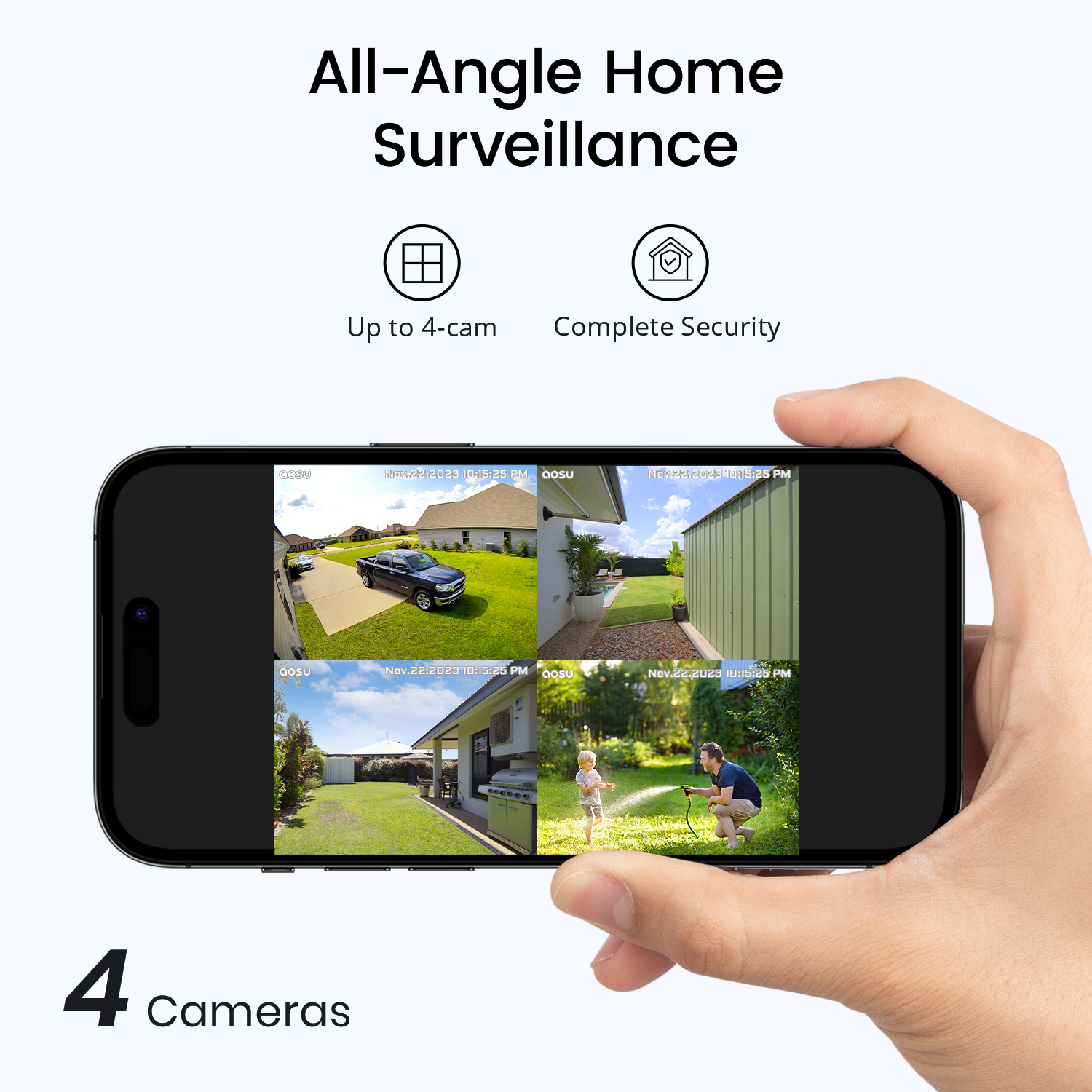 Dekco 3MP WiFi Solar Camera Sy - Home Security Google Camera review and price