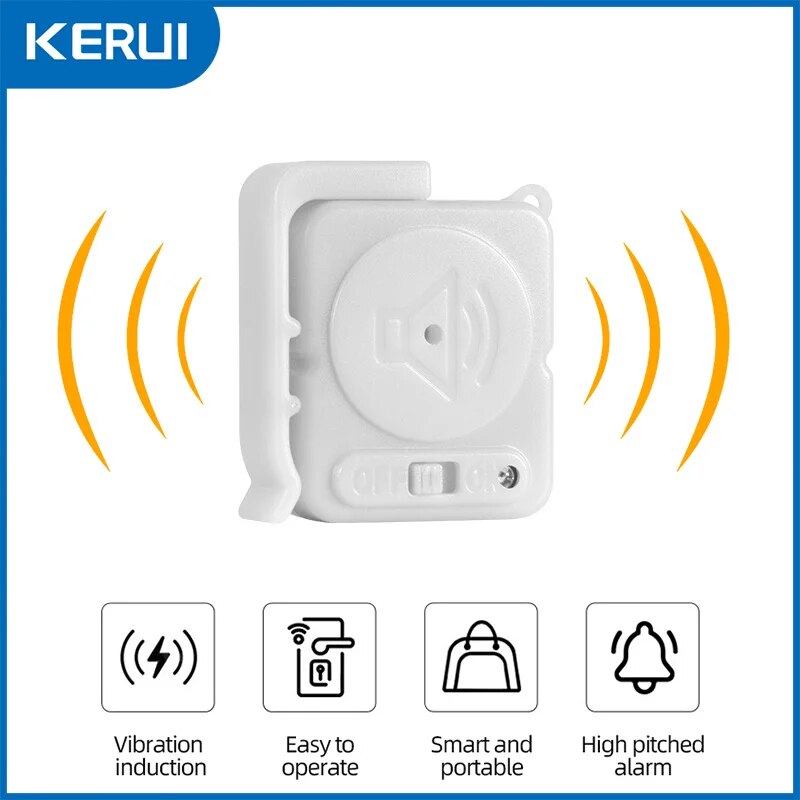 KERUI Wireless Vibration Alarm - Home Security Wireless review and price