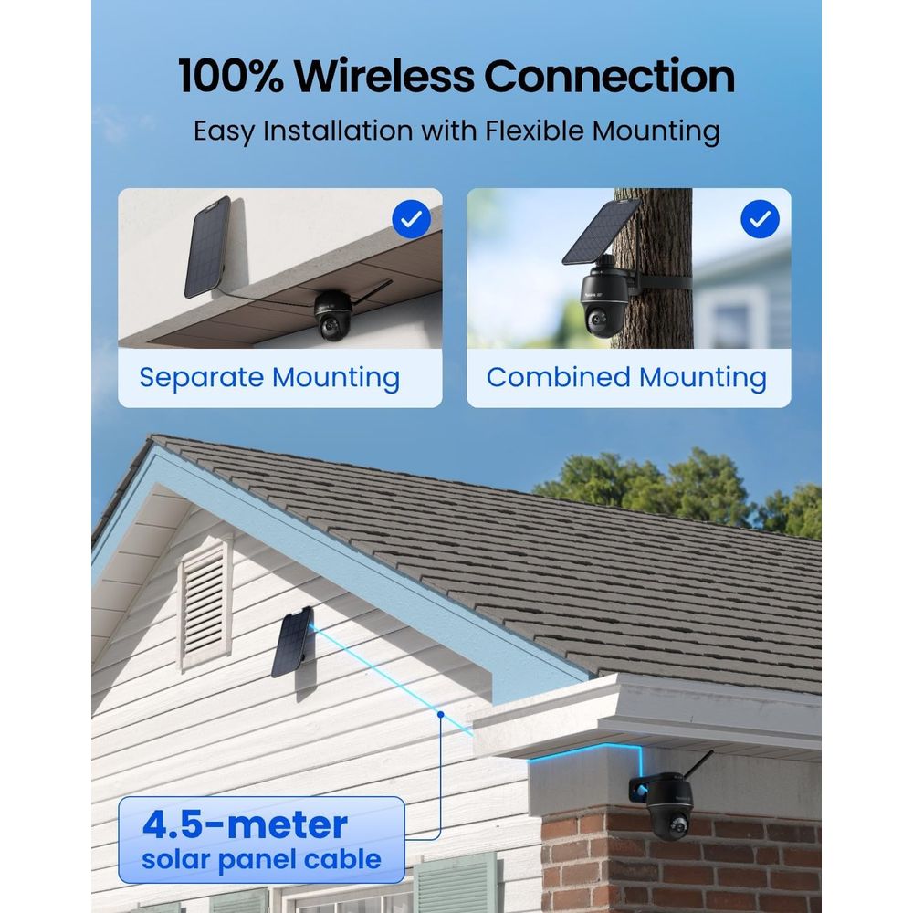 Wireless 4K Outdoor Security C - Home Security No Subscription review and price
